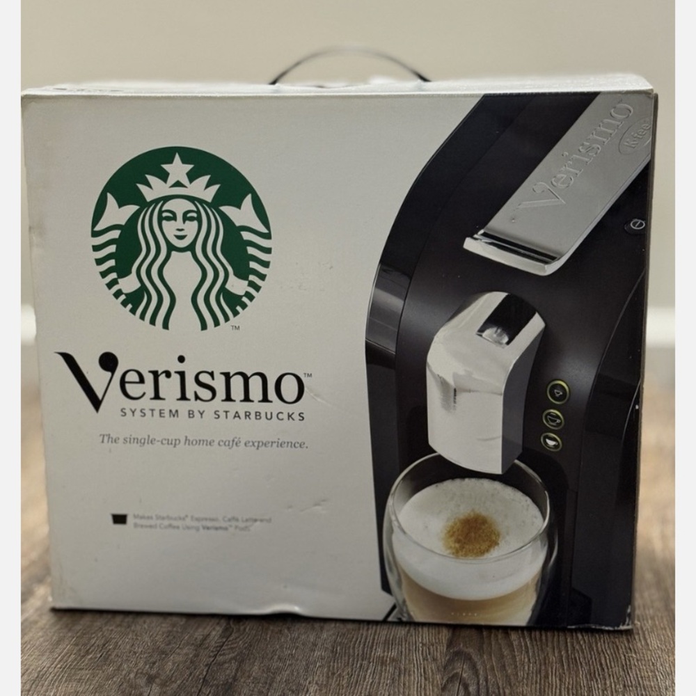 Starbucks Verismo Coffee Machine - Black and Silver